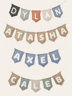 Custom Set Name Bunting