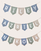 Winter Set Name Bunting