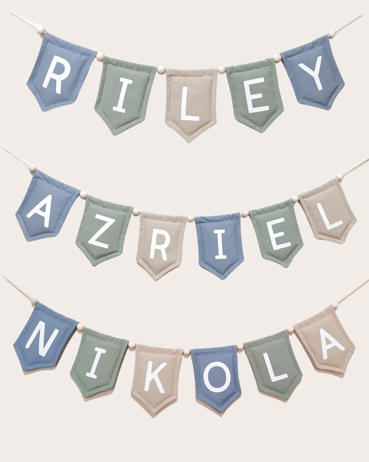 Winter Set Name Bunting
