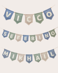Winter Set Name Bunting