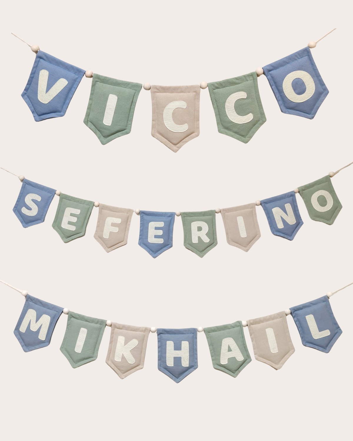 Winter Set Name Bunting