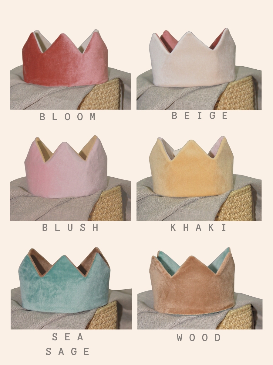 Reversible Velvet Party Crown