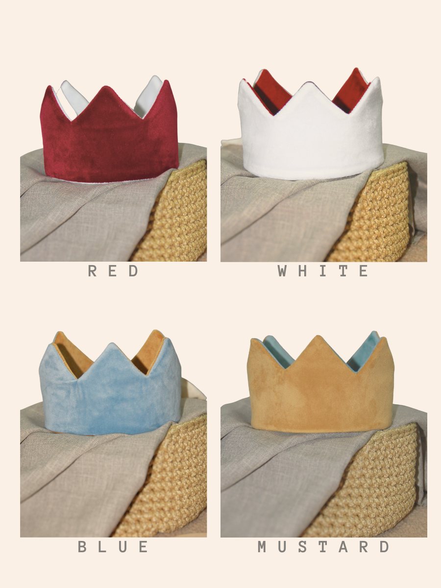 Reversible Velvet Party Crown