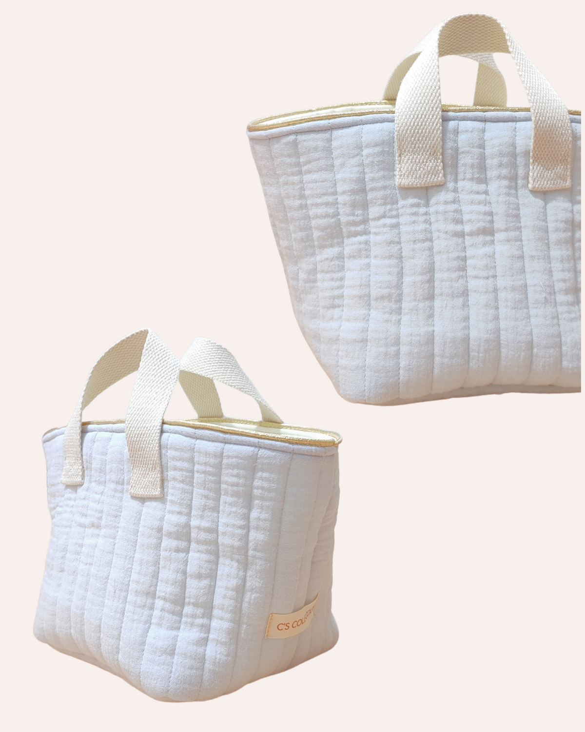 Personalized Soft Quilted Basket