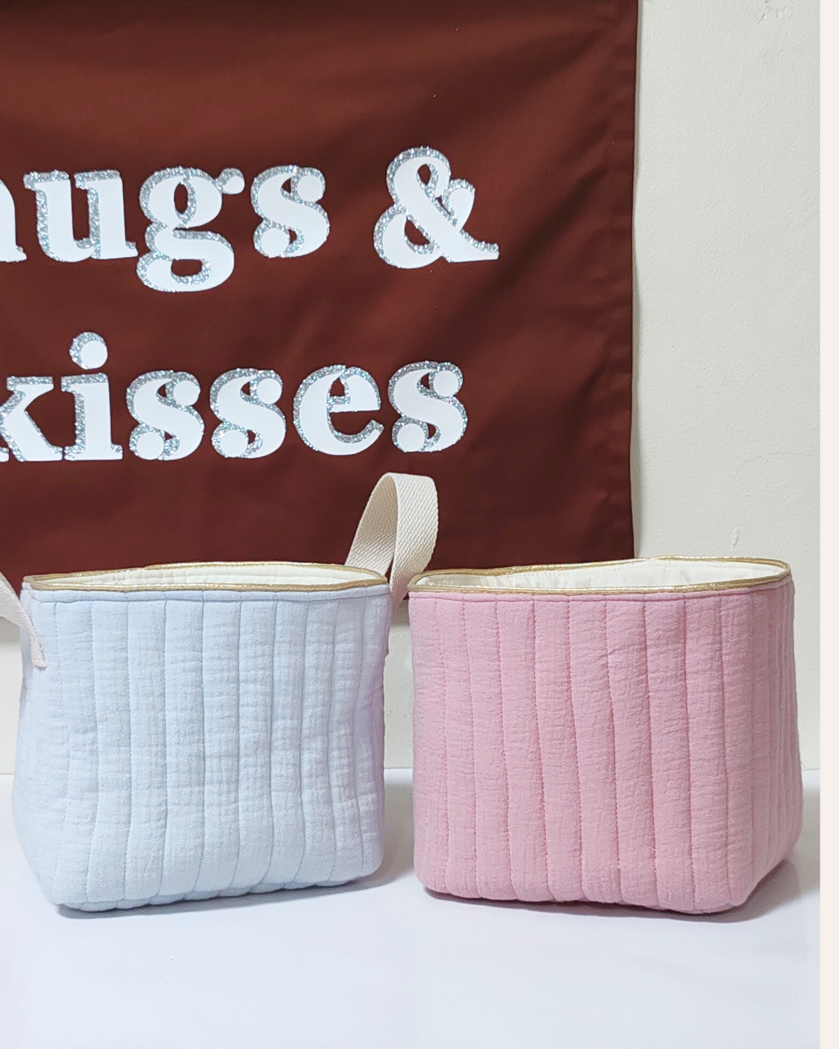 Personalized Soft Quilted Basket