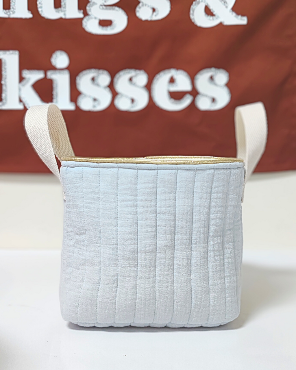 Personalized Soft Quilted Basket