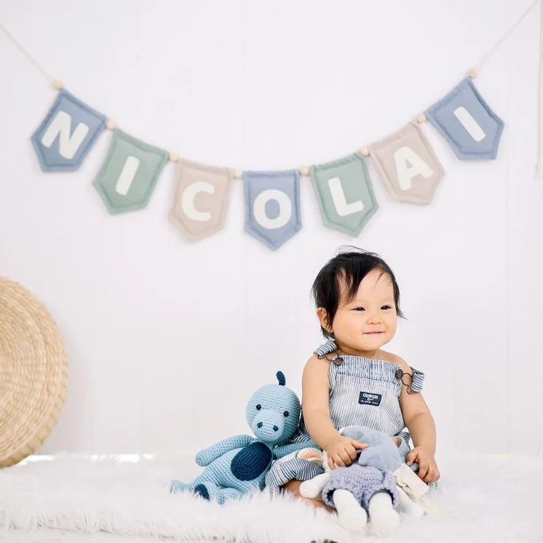 Winter Set Name Bunting