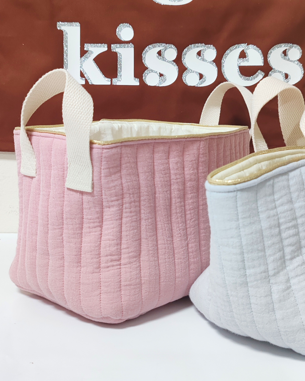 Personalized Soft Quilted Basket