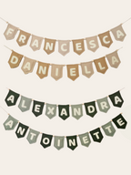 Custom Set Name Bunting
