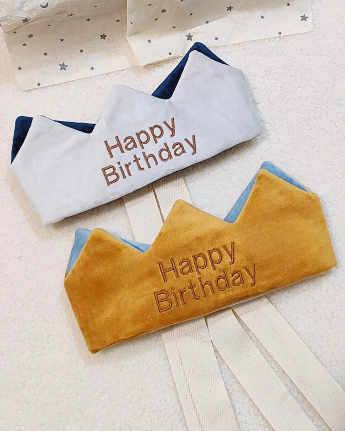 Reversible Velvet Party Crown