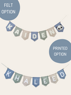 Winter Set Name Bunting