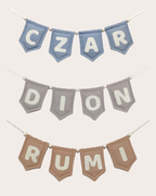Custom Set Name Bunting