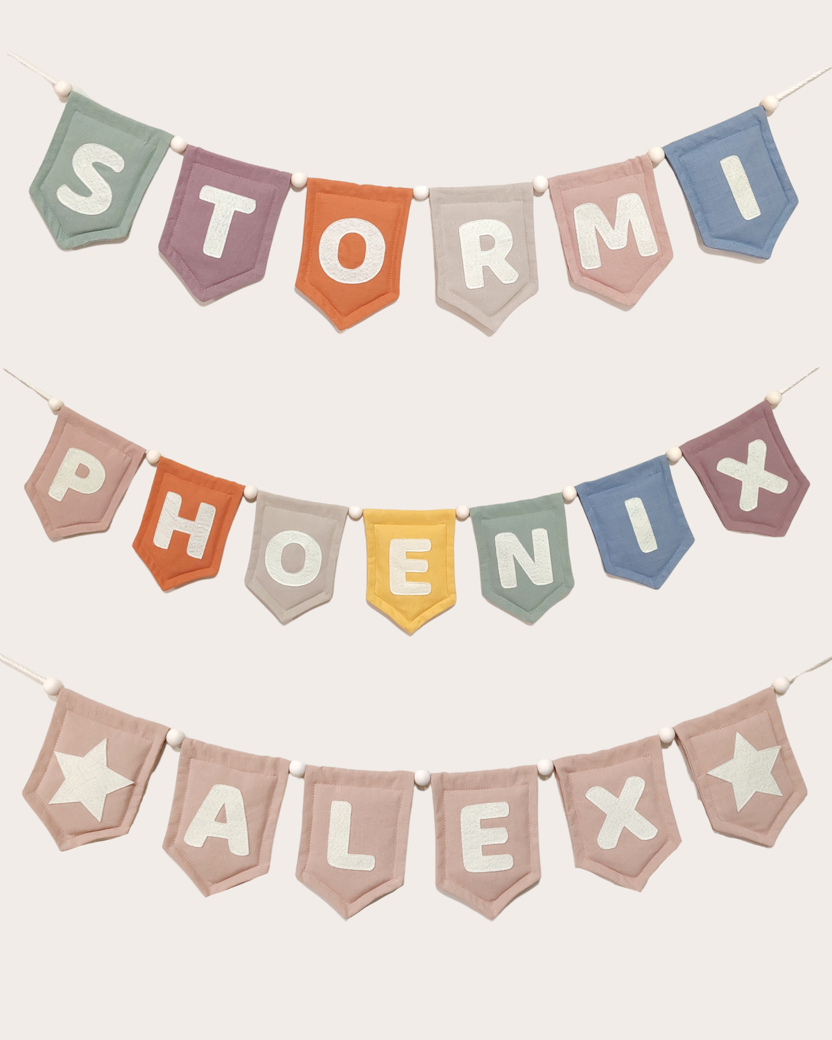 Custom Set Name Bunting