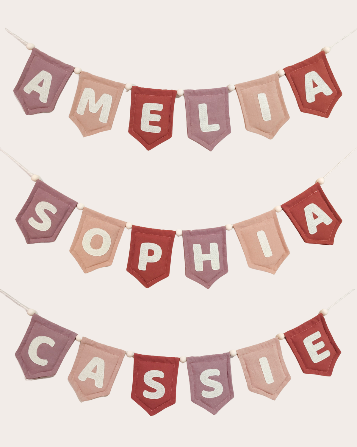 Spring Set Name Bunting