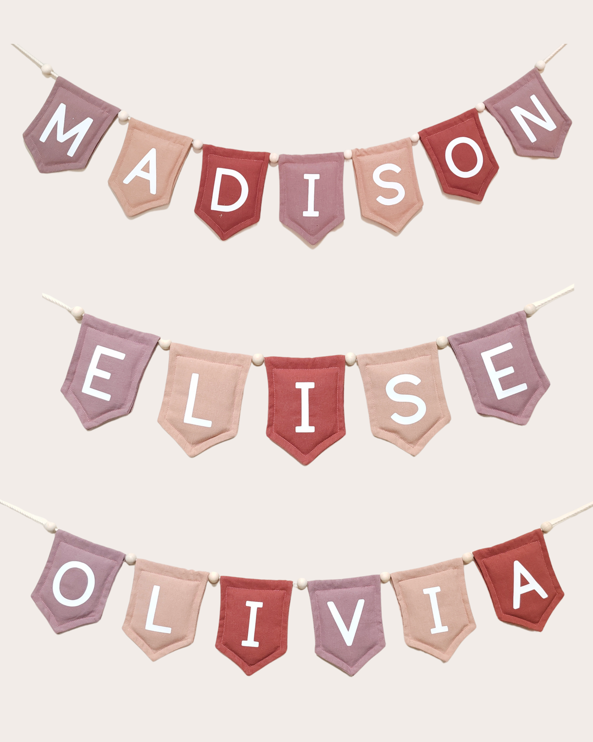 Spring Set Name Bunting