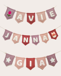 Spring Set Name Bunting